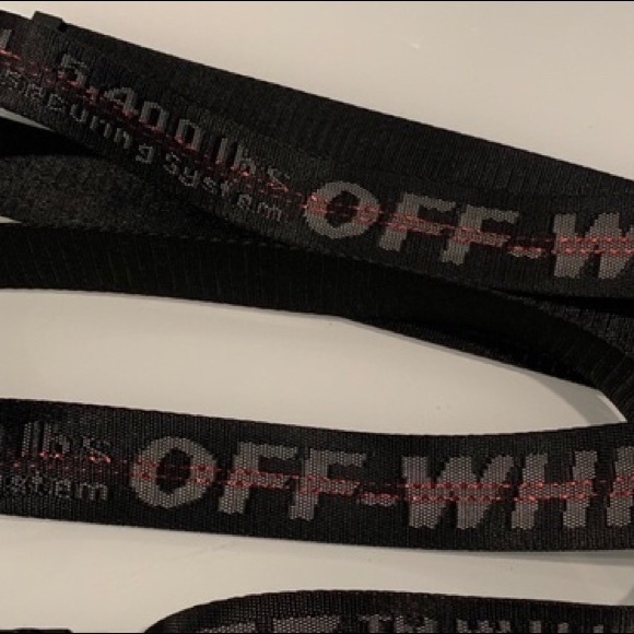 Black Off White Belt - Picture 2 of 4
